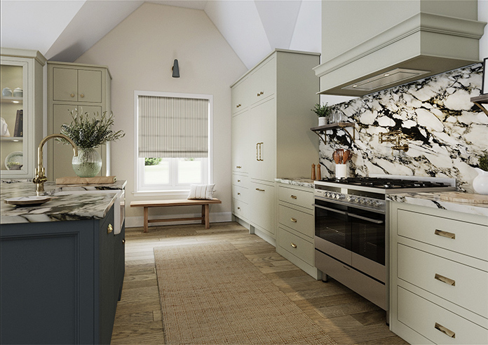 The British Stripe Co. Mary, Polzeath No.1 - Roman Blind - Image 6